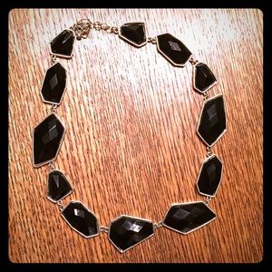 Black jewel necklace