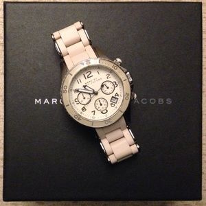 Marc by Marc Jacobs Rock Gunmetal & Cream Watch