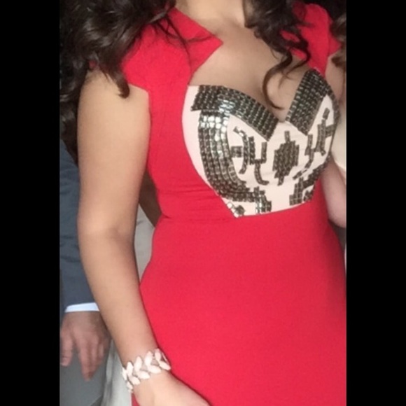 Red Grammy dress - Picture 1 of 2
