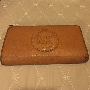 Tan Michael Kors wallet