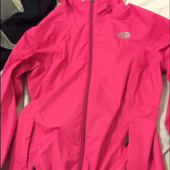 Pink NorthFace Rain Jacket