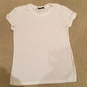 White Brandy long crew neck