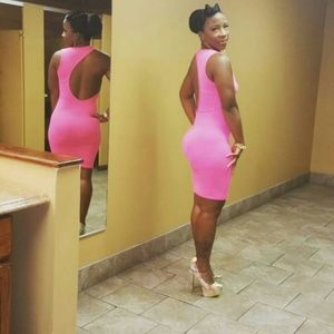 Hot Pink Dress
