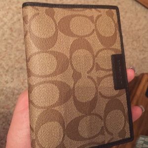 Coach passport holder