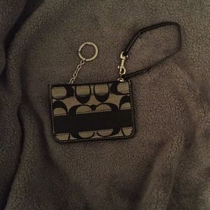 Coach mini ID and money holder
