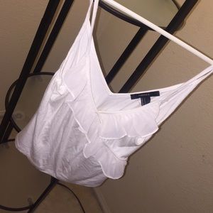 White crop top