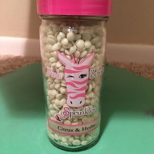 Pink zebra sprinkles
