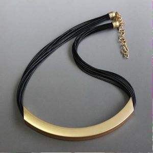 Leather Statement Necklace