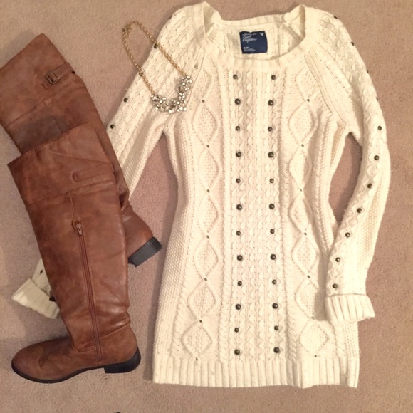 American Eagle Outfitters Sweaters - Long studded sweater