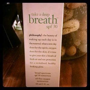 philosophy take a deep breath moisturizer