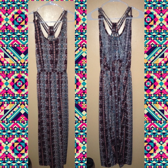 Geometric Maxi Dress