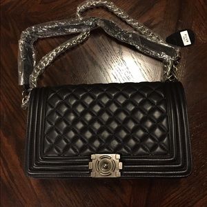 Real Calf Skin leather Handbag