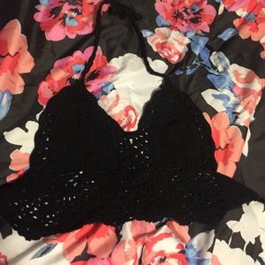 Lace crop top