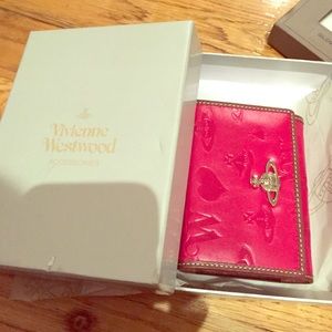 Vivienne Westwood wallet pink authentic cute