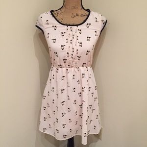 White print dress