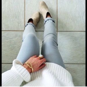 Skinny cords!! Steel blue