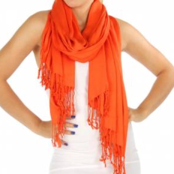 Orange scarf