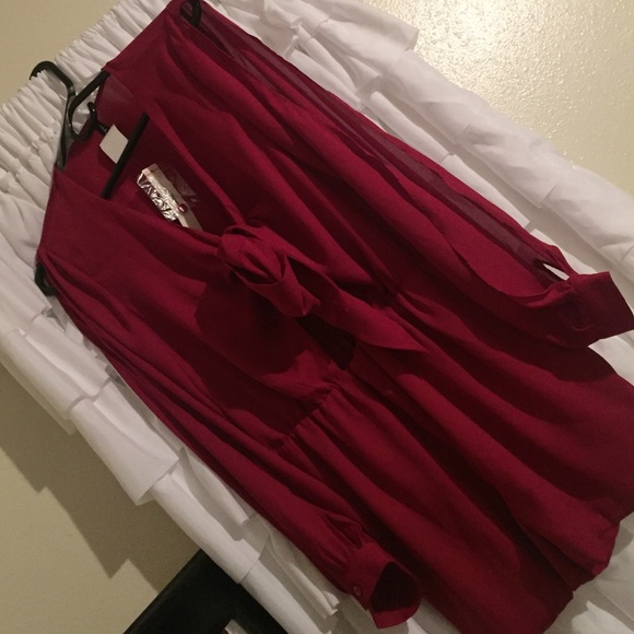 Maroon romper