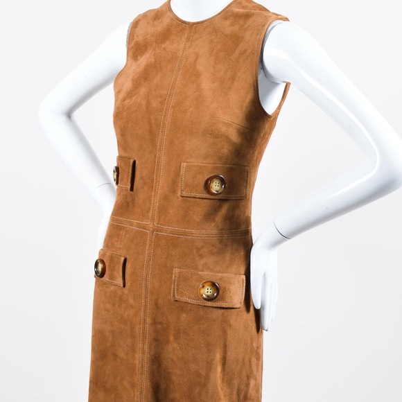 Michael Kors Collection Suede Dress - Picture 1 of 4
