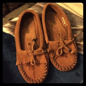 Minnetonka Manmade Mocassins Size 6