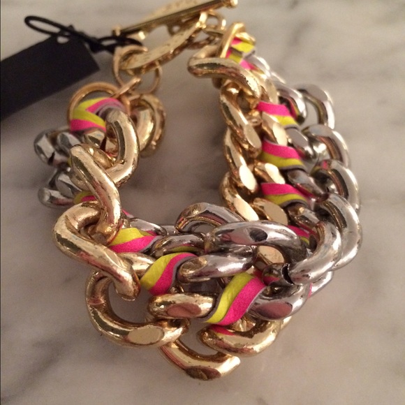 CC Skye Chainlink Neon Bracelet - Picture 2 of 5