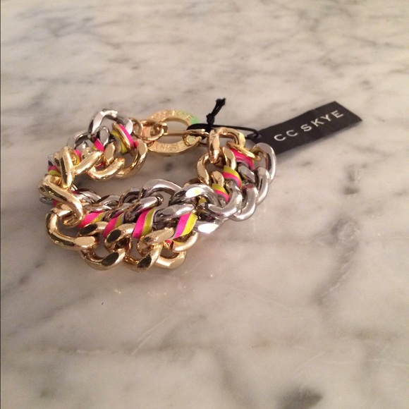CC Skye Chainlink Neon Bracelet - Picture 3 of 5