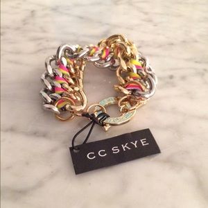 CC Skye Chainlink Neon Bracelet
