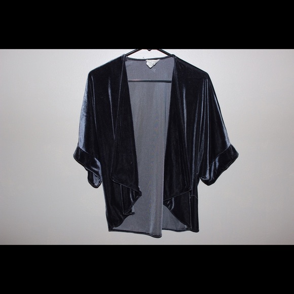 Crushed velvet sweater