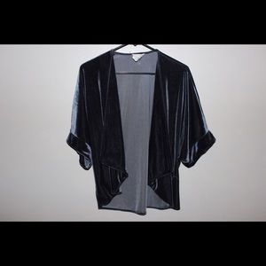 Crushed velvet sweater