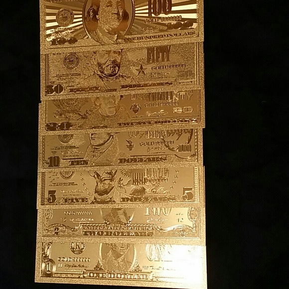 Gold money bill