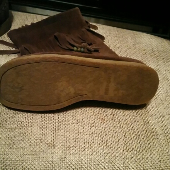 **SOLD** Brown Moccasins - Picture 3 of 3