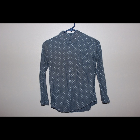 Polka dot button down - Picture 1 of 3