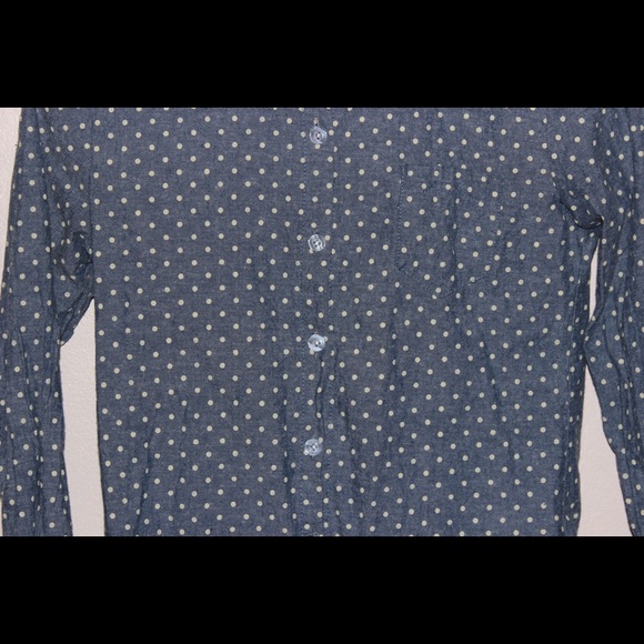 Polka dot button down - Picture 2 of 3