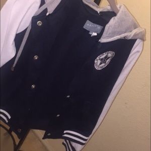 Football style hoodie