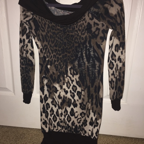 Sexy cheetah print dress