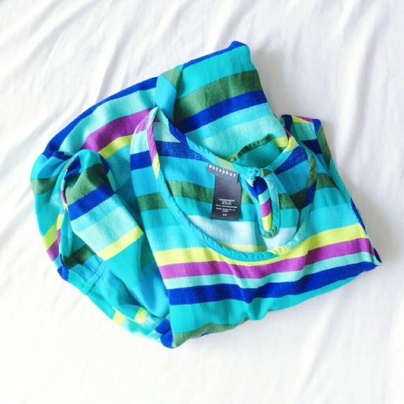 Colorful Striped Dress