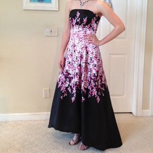 Floral prom dress