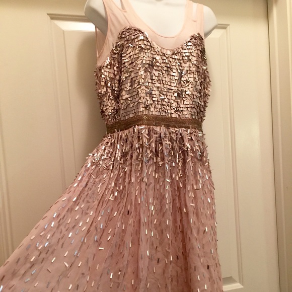 NEW!!! French Connection Size 6 Sequin Sheer Dress