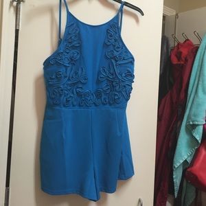 Blue romper