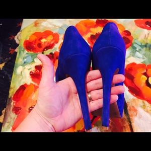 Jessica Simpson Waleo Cobalt Blue Heels Size 10!!!