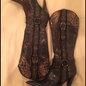 Stunning ONE of a KIND boots