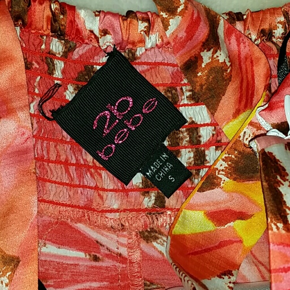 Beautiful! coral and leapord corset halter dress! - Picture 4 of 4