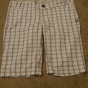 Plaid shorts