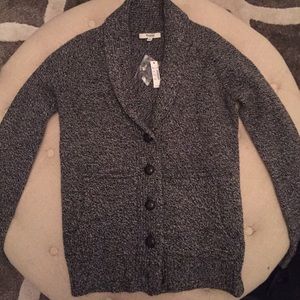 Black and grey madewell cardigan- NWT!!