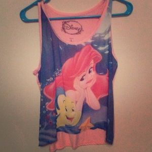 Disney princess Ariel racer back tank
