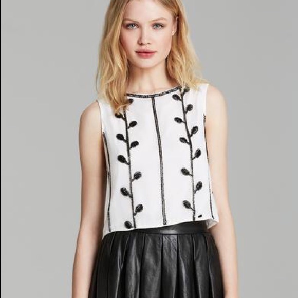 Alice and Olivia embellish tank