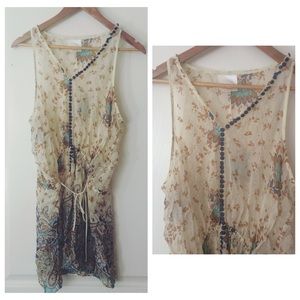 Floral tunic
