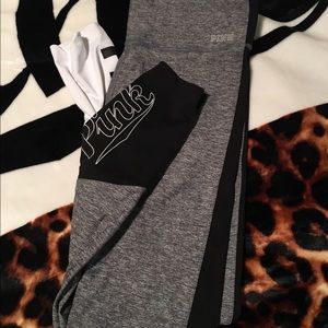 Victoria's Secret PINK ultimate yoga leggings.