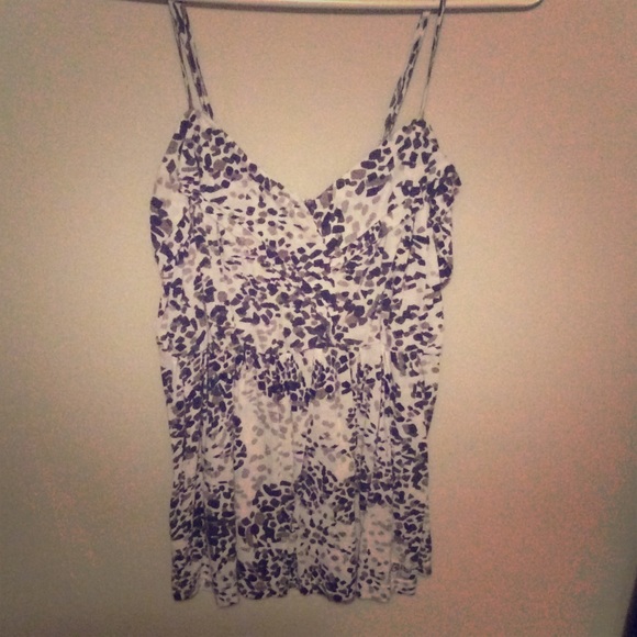 Sweetheart polka dot animal print tank