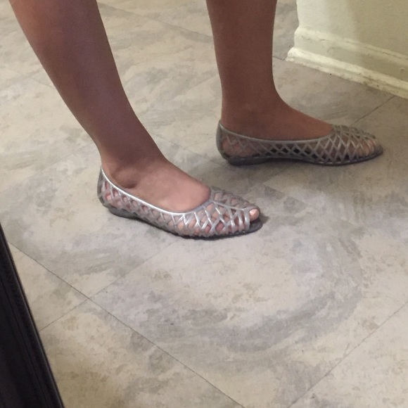american apparel jelly flats